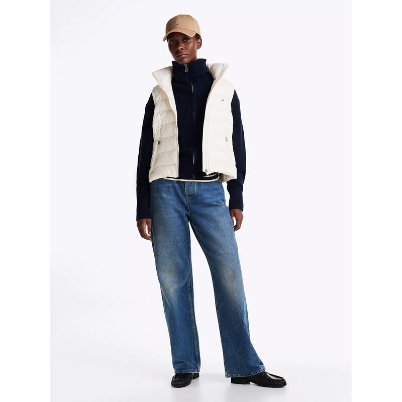 Tommy Hilfiger High-Shine Water Repellent Down Vest image number 3